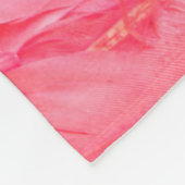 Rosa Flamingo Feathersflamingo, Feder, Rosa, Textu Fleecedecke (Ecke)