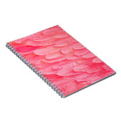 Rosa Flamingo Feathersflamingo, Feder, Rosa, Textu Notizblock (Rechte Seite)