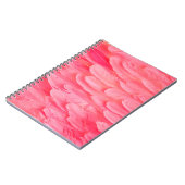 Rosa Flamingo Feathersflamingo, Feder, Rosa, Textu Notizblock (Linke Seite)