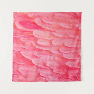 Rosa Flamingo Feathersflamingo, Feder, Rosa, Textu Wandteppich