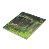 Rosa Flamingo Fliese (Seite)