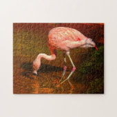 Rosa Flamingo Florida. Puzzle (Horizontal)