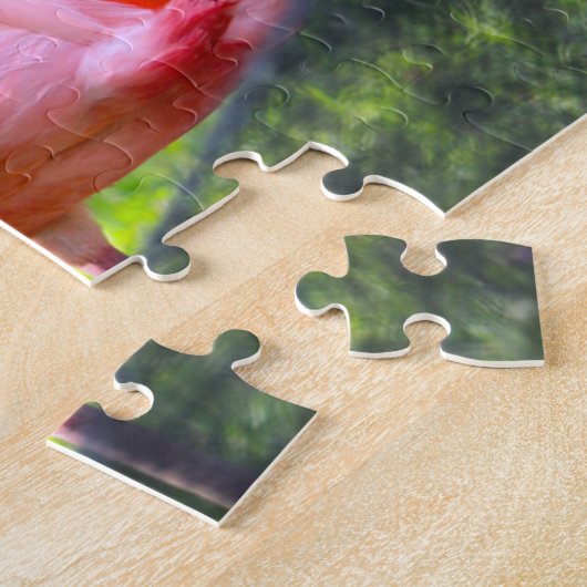 Rosa Flamingo Florida. Puzzle (Seite)