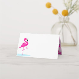 Rosa Flamingo Gastgeber-Platzkarten Platzkarte