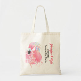 Rosa Flamingo Gastgeschenk Hochzeit Tote Tag Tragetasche