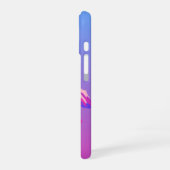 Rosa Flamingo-Herz-iPhone-Hülle iPhone 16 Hülle (Linke Seite)