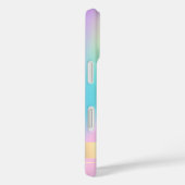 Rosa Flamingo Holografischer Ombre Case-Mate iPhone Hülle (Rückseite / Rechts)