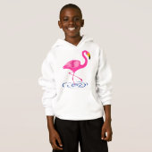 Rosa Flamingo Hoodie (Vorne ganz)
