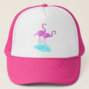 Rosa Flamingo-Hut Truckerkappe