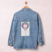 Rosa Flamingo in Ballett-Pose Jeansjacke (Hangar)