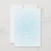 Rosa Flamingo in einer Weihnachtsmannmütze | Party Einladung (Rückseite)