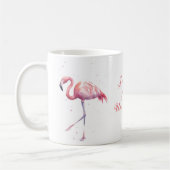 Rosa Flamingo J'adore Cup Kaffeetasse (Links)