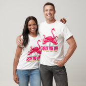 Rosa Flamingo-Jargon T-Shirt (Unisex)