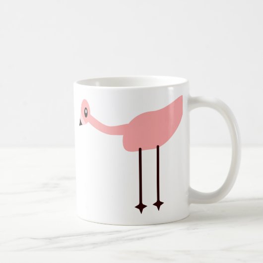 Rosa Flamingo Kaffeetasse (Rechts)