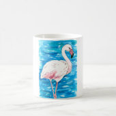 Rosa Flamingo Kaffeetasse (Mittel)
