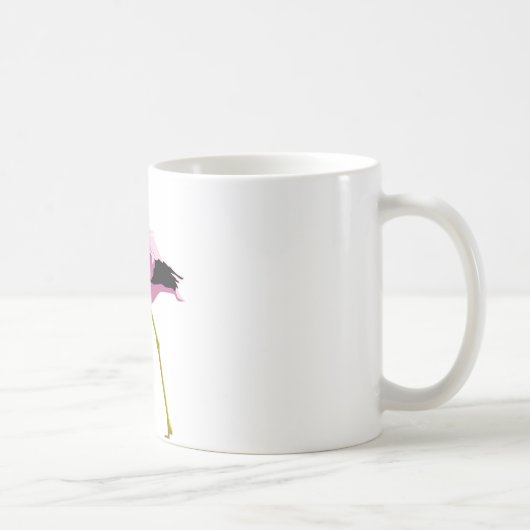 Rosa Flamingo Kaffeetasse (Rechts)