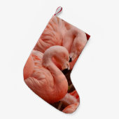Rosa Flamingo Kleiner Weihnachtsstrumpf (Vorderansicht (hängend))