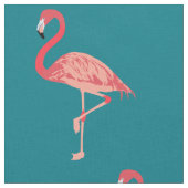 Rosa Flamingo Kunstwerk Stoff (Nahaufnahme)