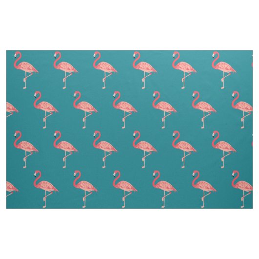 Rosa Flamingo Kunstwerk Stoff (Fat Quarter (45,7 x 55,9 cm))