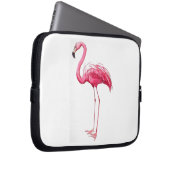 Rosa Flamingo Laptopschutzhülle (Vorne Rechts)