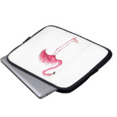 Rosa Flamingo Laptopschutzhülle (Vorne Knopf)