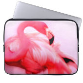 Rosa Flamingo Laptopschutzhülle (Vorderseite)