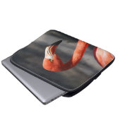 Rosa Flamingo Laptopschutzhülle (Vorne Knopf)