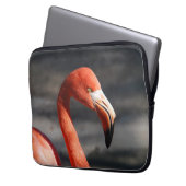 Rosa Flamingo Laptopschutzhülle (Vorderseite Links)