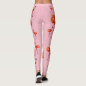 Rosa Flamingo-Leggings Leggings (Rückseite)