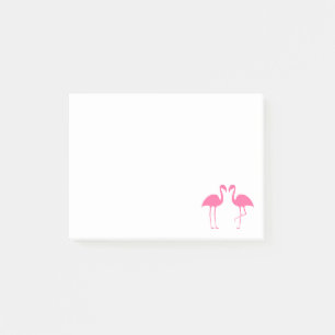 Rosa Flamingo Liebe Tropische Flamingos Strand Post-it Klebezettel
