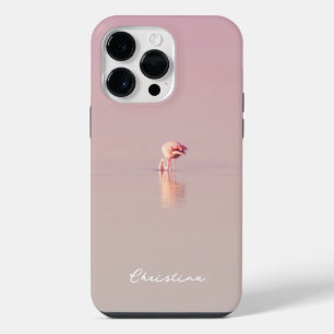 Rosa Flamingo Mädchen Tropical Sommer iPhone 14 Pro Max Hülle
