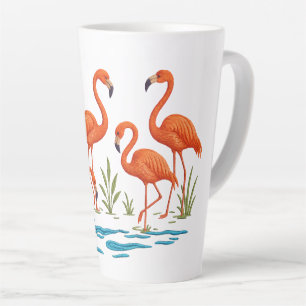 Rosa Flamingo Milchtasse