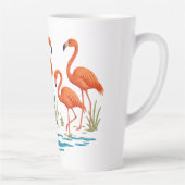 Rosa Flamingo Milchtasse (Rechts)