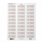 Rosa Flamingo mit Weihnachtsmannmütze, Glittery Bo (Vorne)