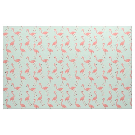 Rosa Flamingo-modisches und tropisches Muster Stoff (Fat Quarter (45,7 x 55,9 cm))