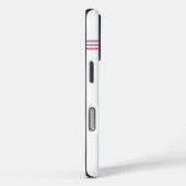 Rosa Flamingo Monogram Case-Mate iPhone Hülle (Rückseite / Rechts)