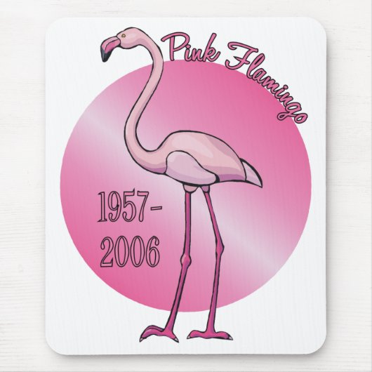 Rosa Flamingo Mousepad (Vorne)
