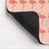 Rosa Flamingo Mousepad (Ecke)