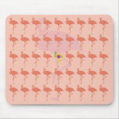 Rosa Flamingo Mousepad (Vorne)
