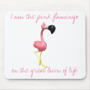 Rosa Flamingo Mousepad