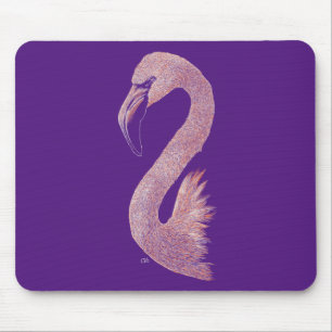 Rosa Flamingo Mousepad