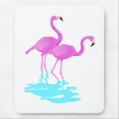 Rosa Flamingo Mousepad (Vorne)