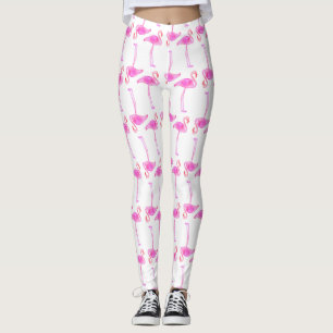 rosa Flamingo-Muster 2 Leggings