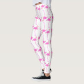 rosa Flamingo-Muster 2 Leggings (Links)