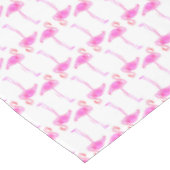 Rosa Flamingo-Muster 2 Tischdecke (Schrägansicht)