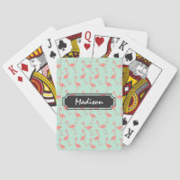 Rosa Flamingo-Muster | addieren Namen