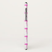 Rosa Flamingo-Muster Case-Mate iPhone Hülle (Hinten/Links)