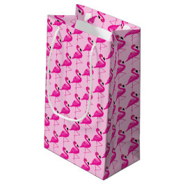 Rosa Flamingo, Muster wiederholen rosa Geschenktüt Kleine Geschenktüte