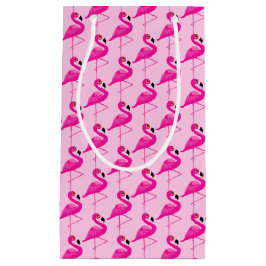 Rosa Flamingo, Muster wiederholen rosa Geschenktüt Kleine Geschenktüte