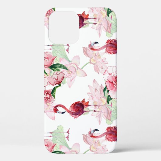 Rosa Flamingo: Nahtloses Muster Elegance Case-Mate iPhone Hülle (Rückseite)